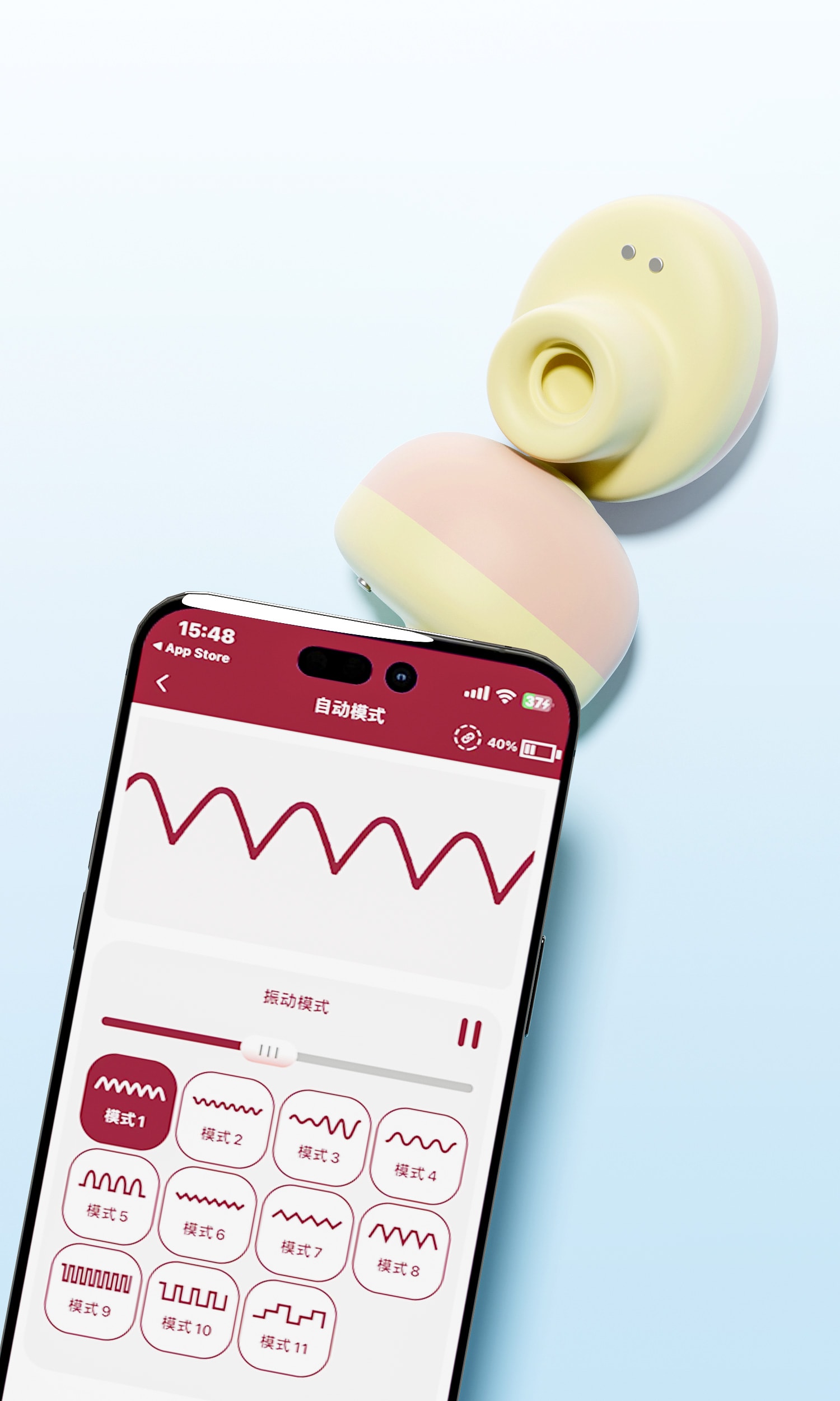 OCRUSH Aurora Pulse 2-in-1 Suction Vibrator