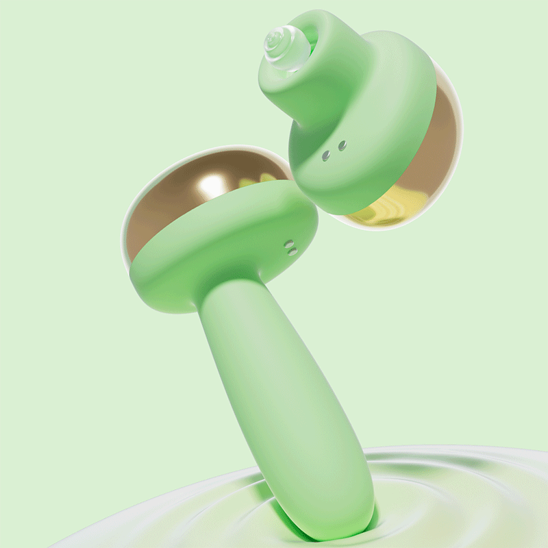 OCRUSH Aurora Pulse 2-in-1 Suction Vibrator