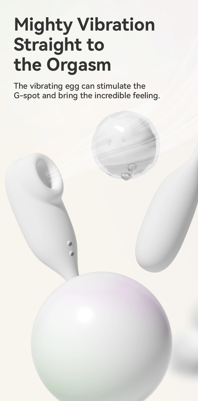 OCRUSH Magic Box 2-in-1 Stimulator - Pearl White
