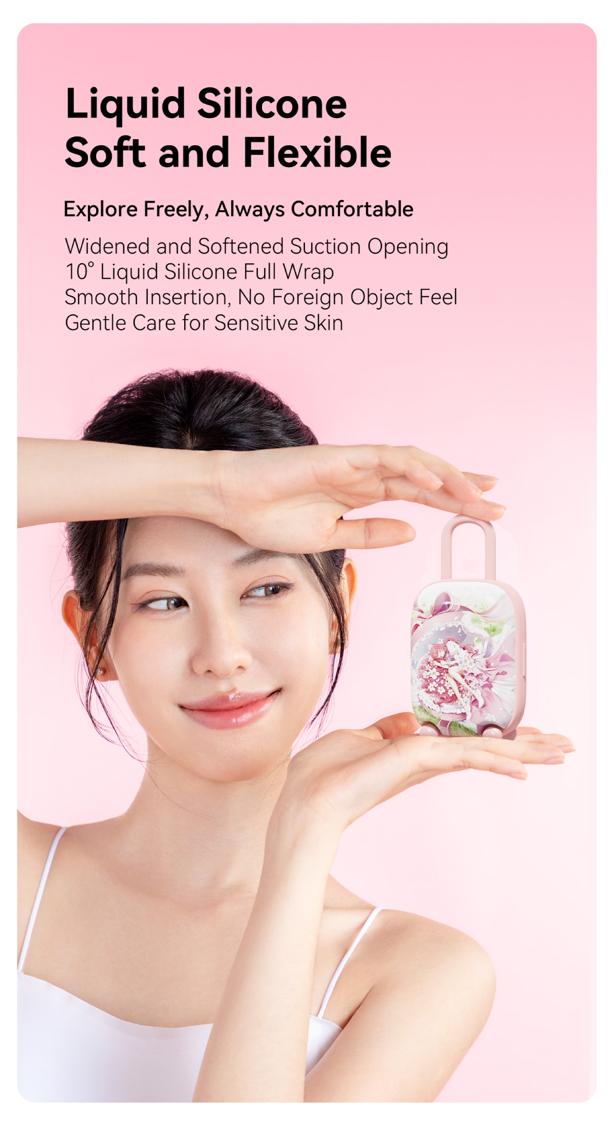 OCRUSH Magic Box 2-in-1 Stimulator - Blossom Pink