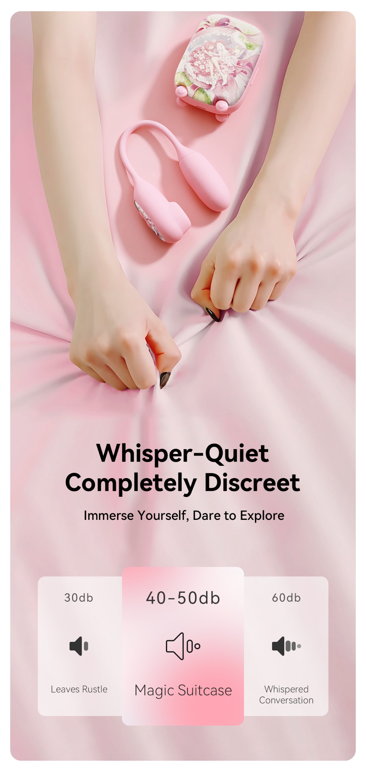 OCRUSH Magic Box 2-in-1 Stimulator - Blossom Pink