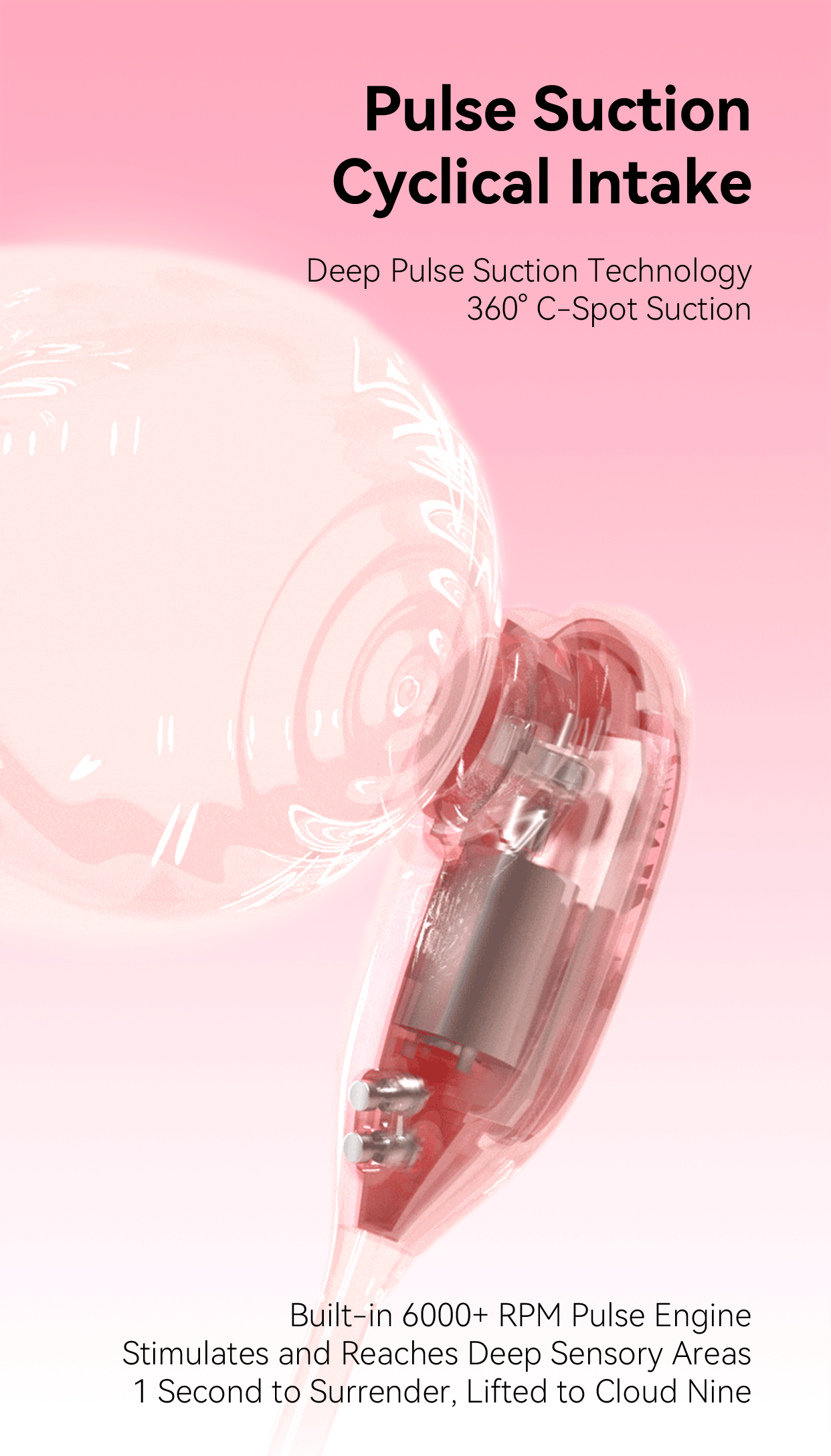 OCRUSH Magic Box 2-in-1 Stimulator - Blossom Pink