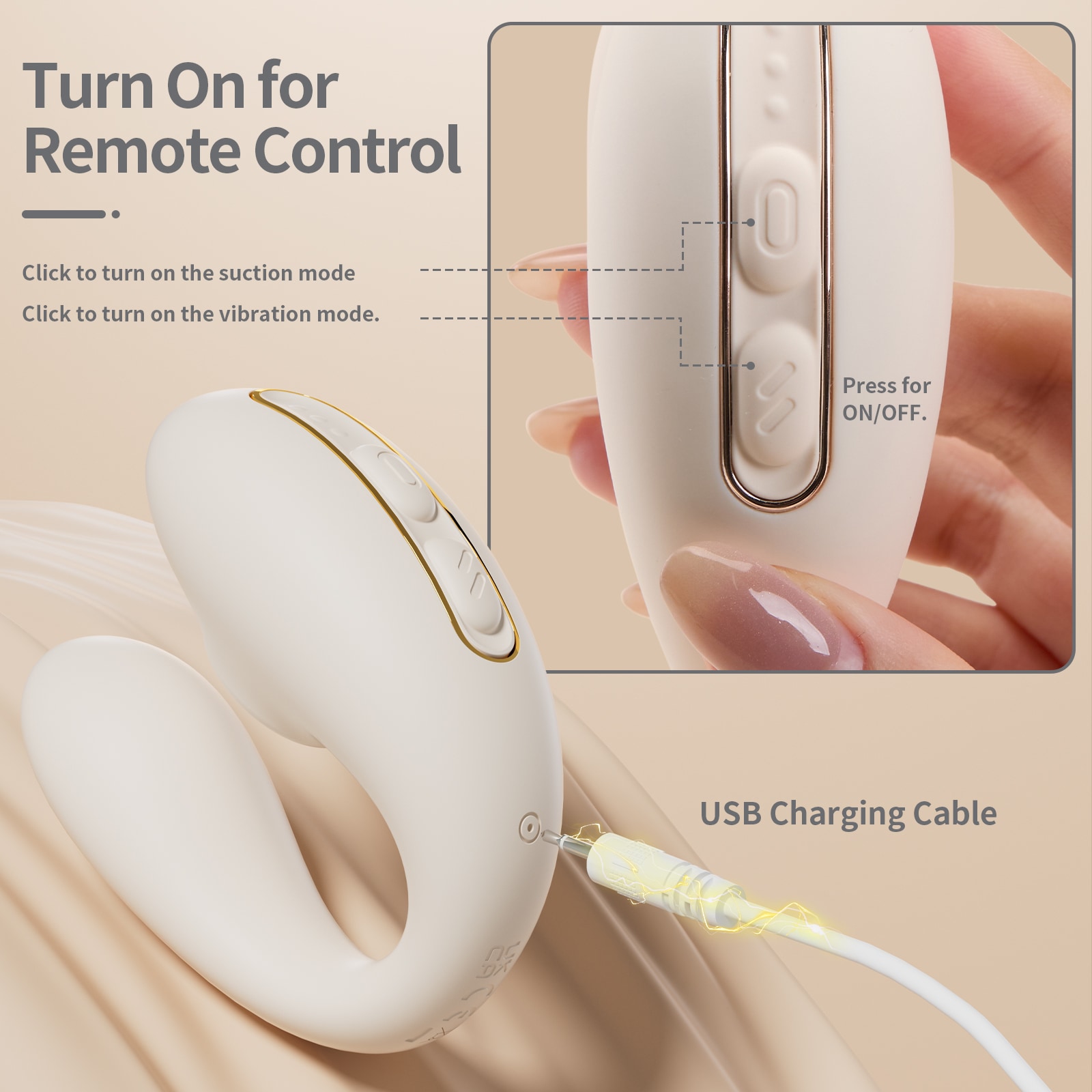 OCRUSH Wearable Clitoral Stimulator Pro